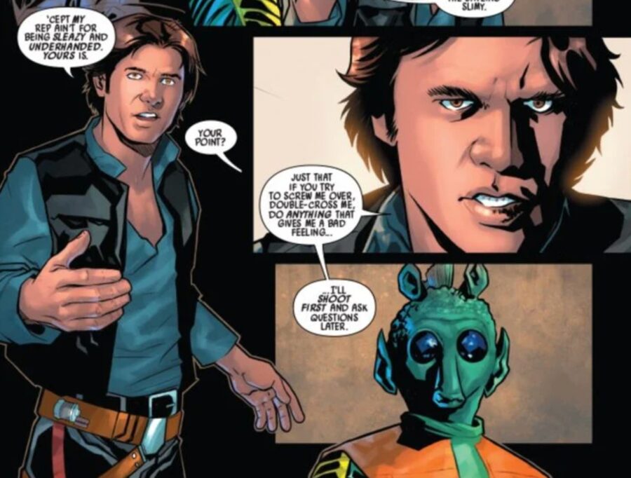 star wars han comic