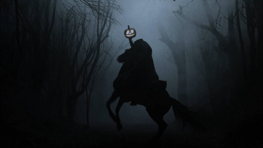 sleepy hollow headless horseman pumpkin jack o lantern