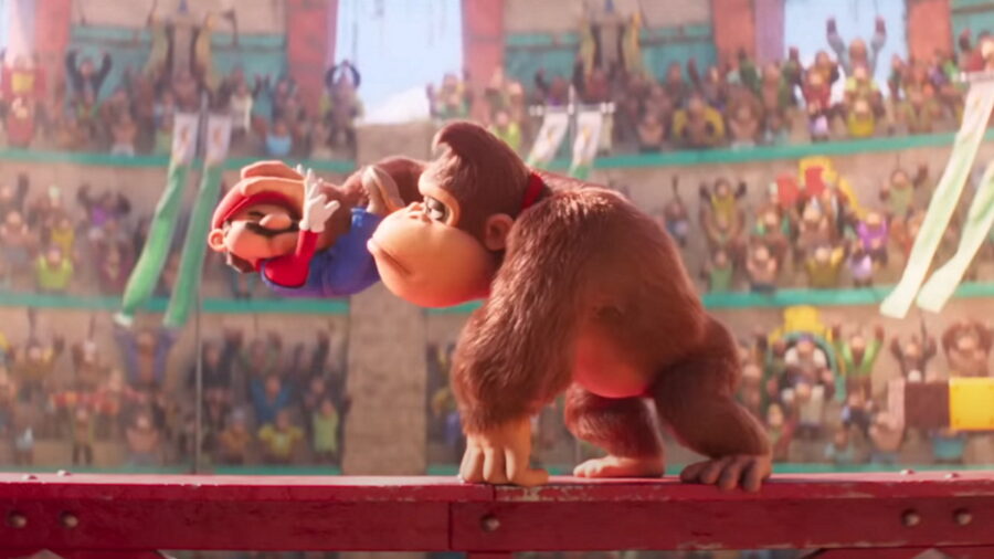 The Super Mario Bros. Movie - Mario vs. Donkey Kong Scene