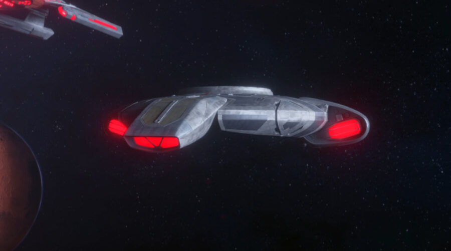 USS Defiant on Star Trek: PRodigy