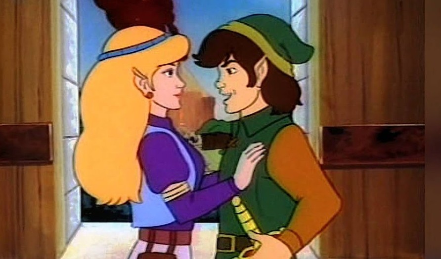 Zelda e Link na curta série animada The Legend of Zelda