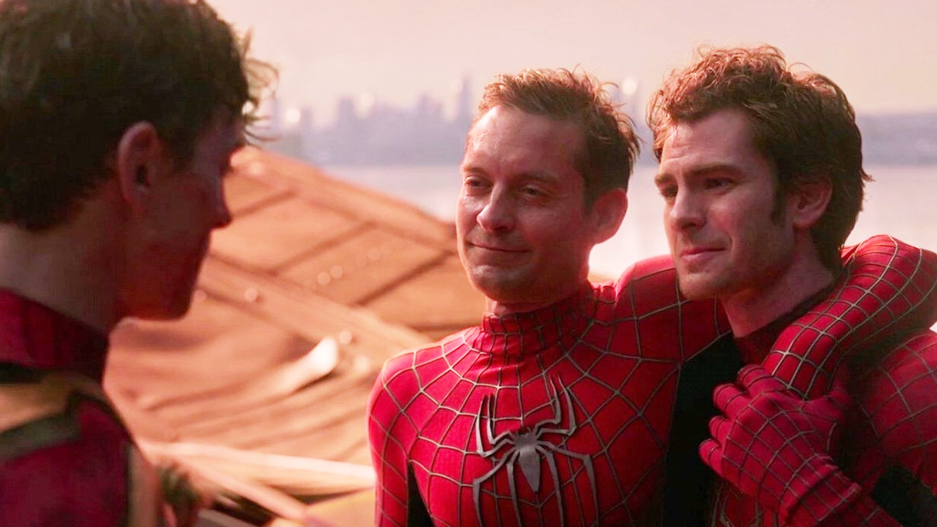 Spider-Man: No Way Home - Andrew Garfield & Tobey Maguire On Set