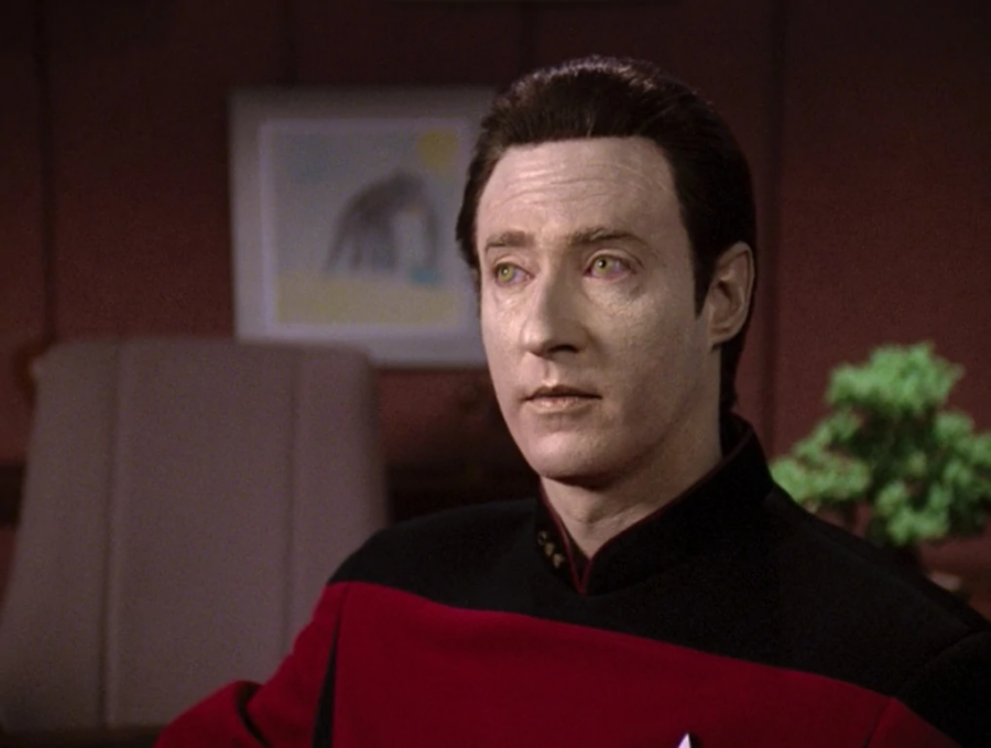 Data's rank in Star Trek