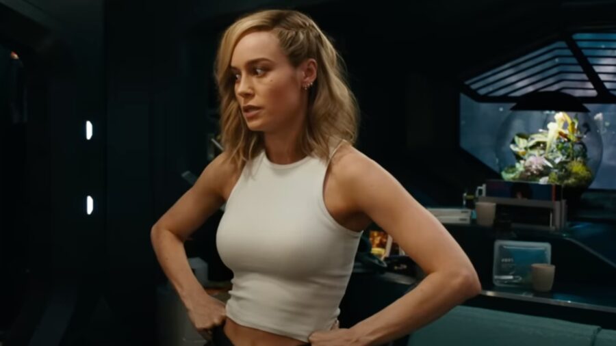 brie larson the marvels trailer