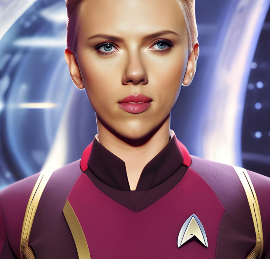 Scarlett Johansson in Star Trek