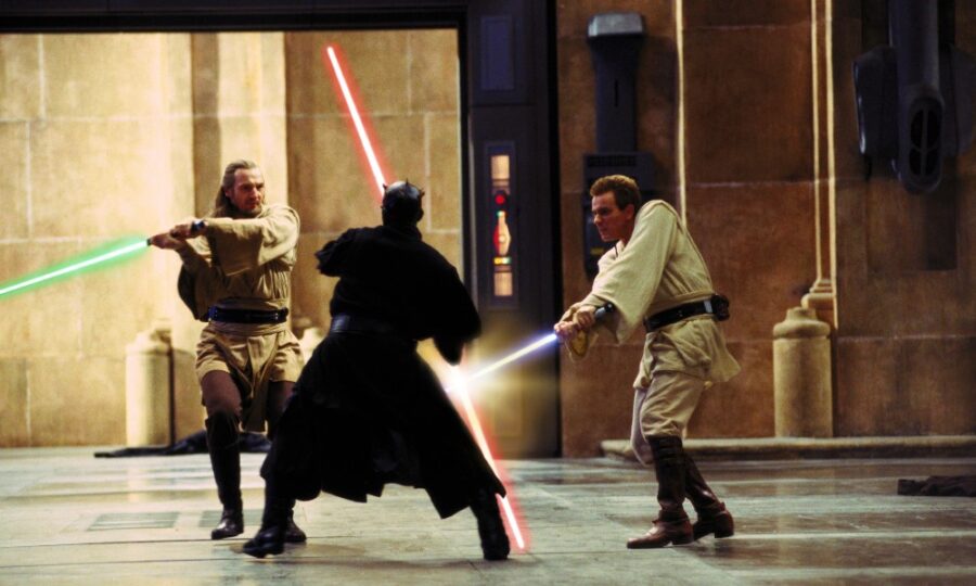 Liam Neeson Was Asked to Stop Making 'Lightsaber Noises' While Filming Star  Wars: The Phantom Menace - IMDb