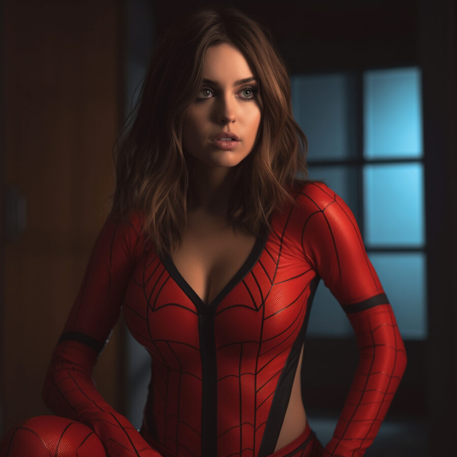 See Ana de Armas In Costume As Spider-Woman