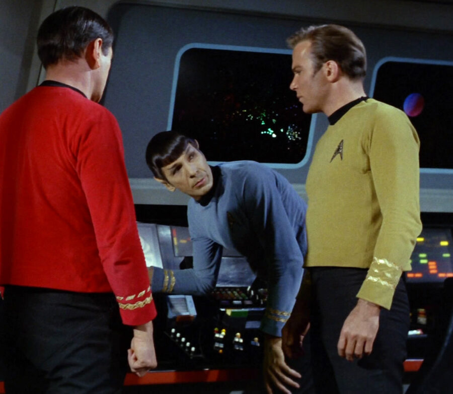 Star Trek rank stripes on the original series
