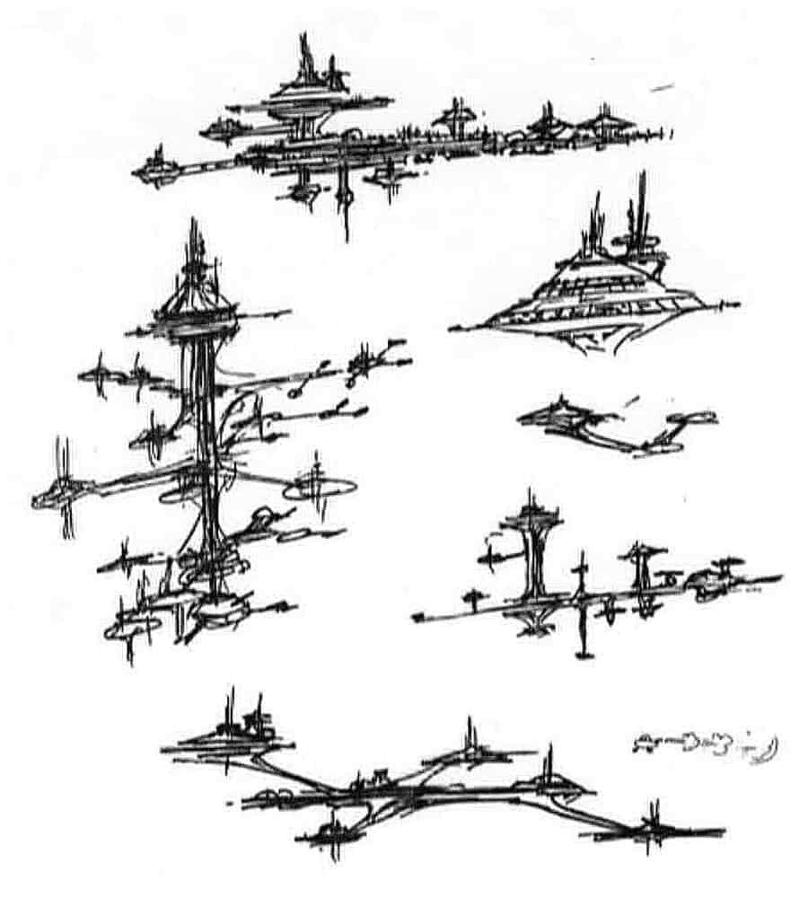 Early Star Trek DS9 concept art