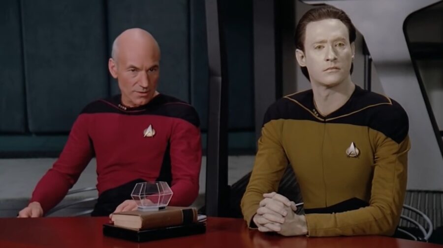 Picard data Hamlet star trek