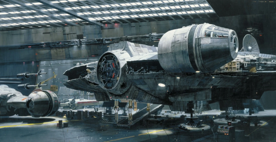 Falcon in Star Wars on Home One