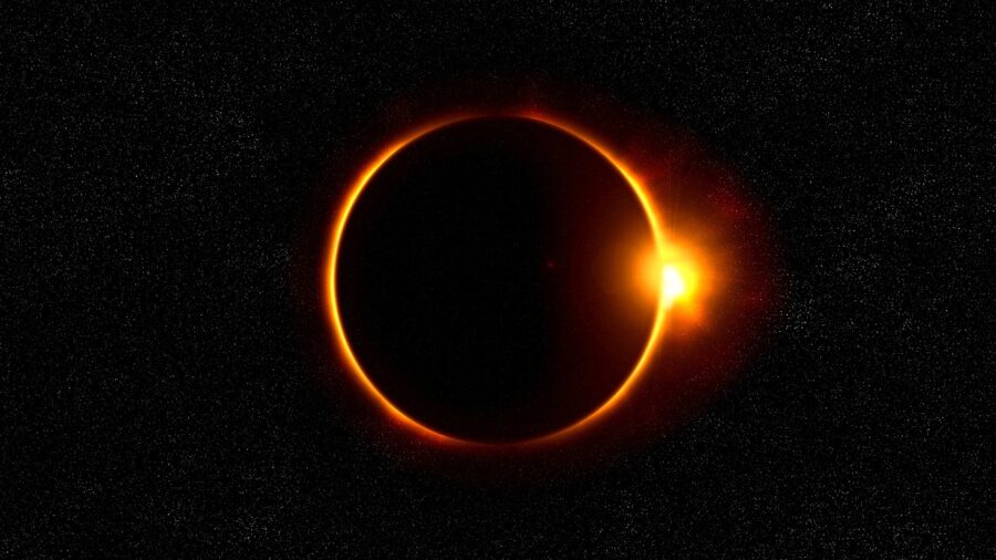 Fire eclipse ring