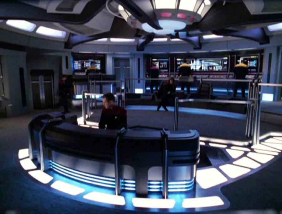 USS Voyager bridge