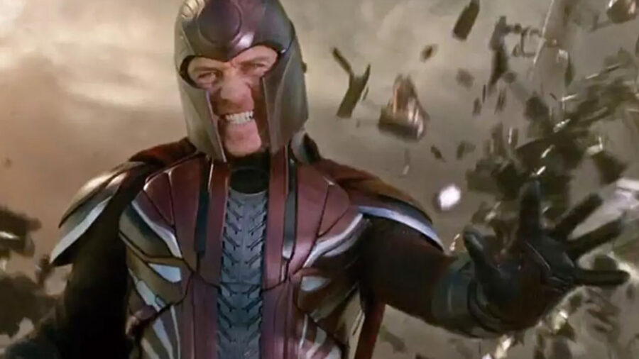 Michael Fassbender as Magneto in the X-Men movies