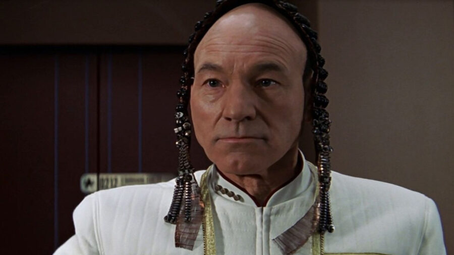 Patrick Stewart in Star Trek: Insurrection (1998)