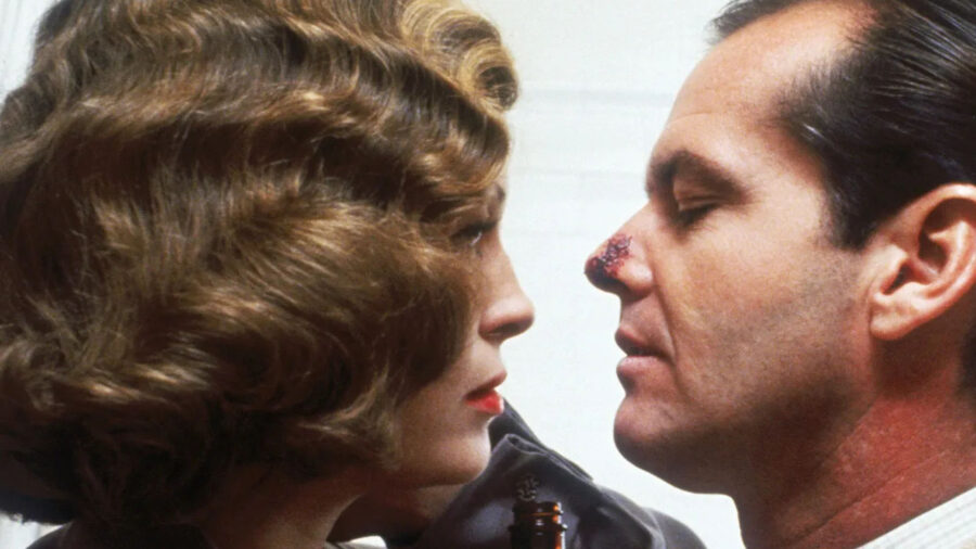 Jack Nicholson and Faye Dunaway in Chinatown