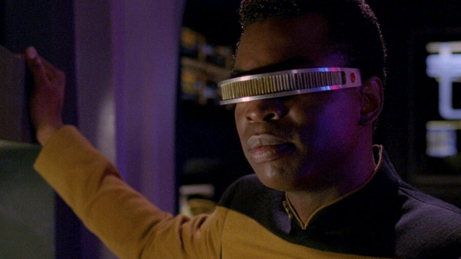 Geordi La Forge on Star Trek: The Next Generation