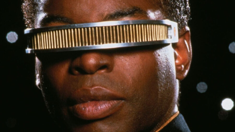 Geordi La Forge on Star Trek: The Next Generation