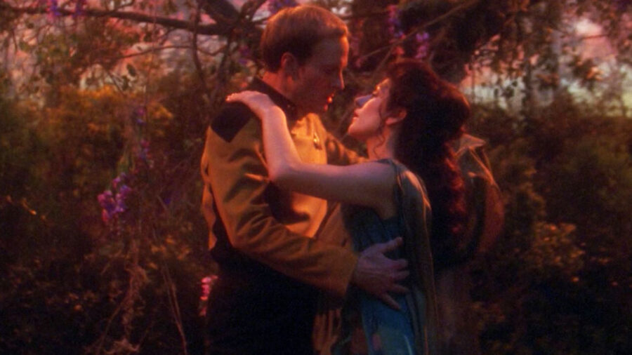 Barclay's love fantasy in Star Trek: The Next Generation episode Hollow Pursuits