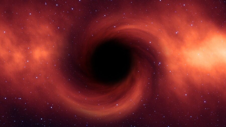 black hole quantum tornado