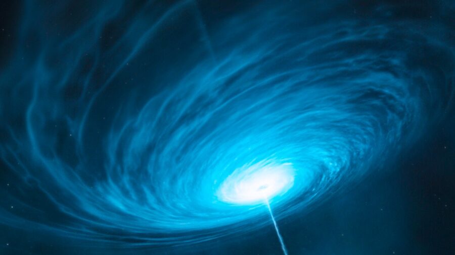 black hole quantum tornado