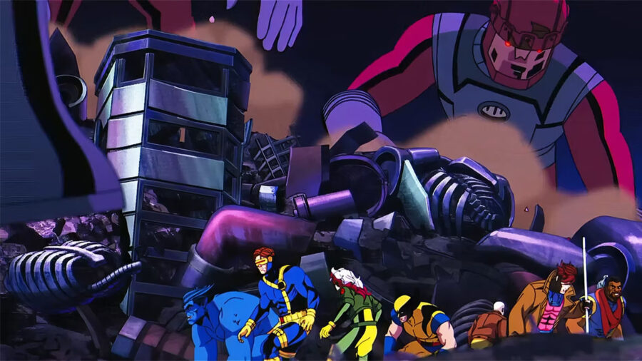 Battling Sentinels in X-Men '97 Episode 1