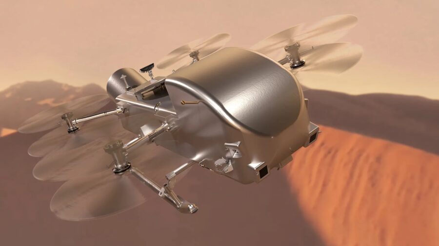 NASA Dragonfly Mission Sends Drone Far Into Solar System For Incredible  Mission | GIANT FREAKIN ROBOT