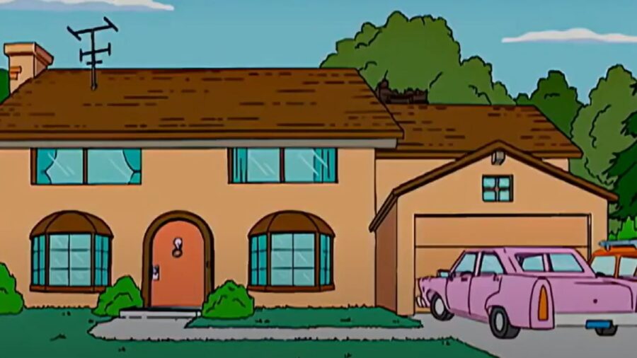 simpsons house