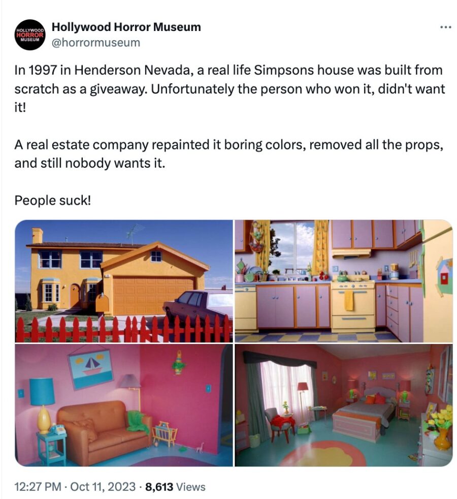 simpsons house